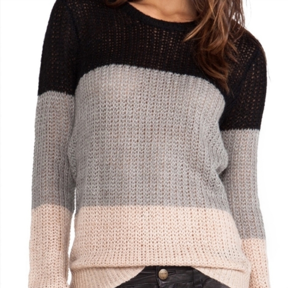 10 Crosby Derek Lam Sweaters - 10 Crosby Derek Lam Colorblock Knit Sweater